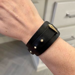 Stella & Dot black wrap bracelet